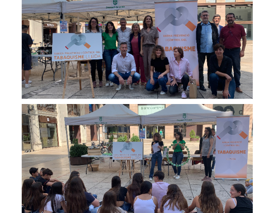 Lleida participa en els actes del Dia Mundial sense Tabac 2023