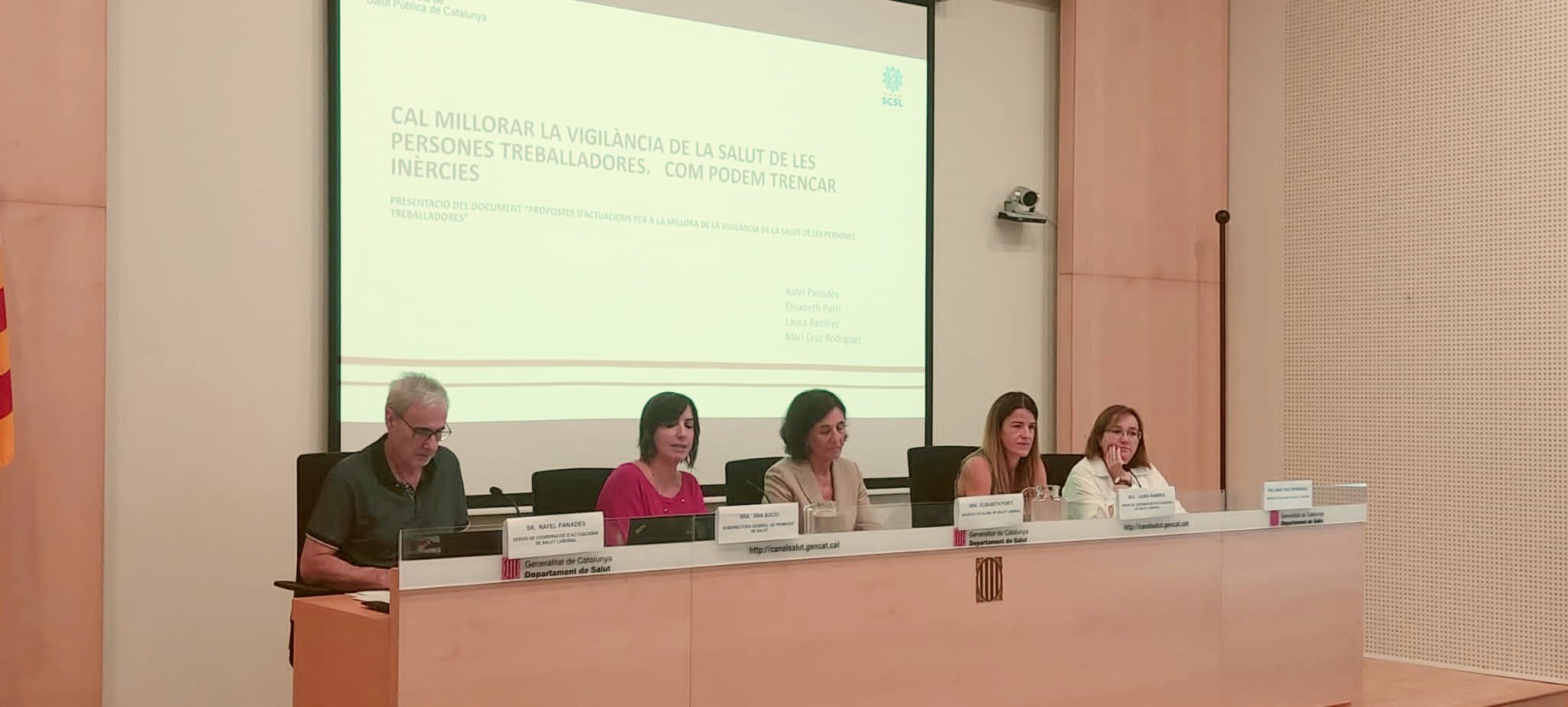 Jornada per impulsar canvis en la vigilància de la salut laboral