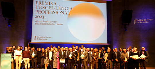 premi a l’Excel·Lència Professional 2023 del COMB