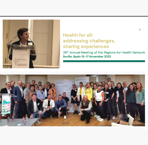 Salut Pública participa a la Reunió de la xarxa Regions for Health de l’OMS a Sevilla