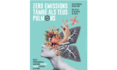 “Zero emissions, també als teus pulmons”: salut i medi ambient, units a la Setmana sense Fum