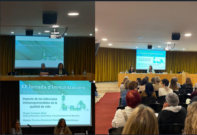 La 20a Jornada d'Immunitzacions de Lleida posa el focus en la qualitat de vida i les vacunes