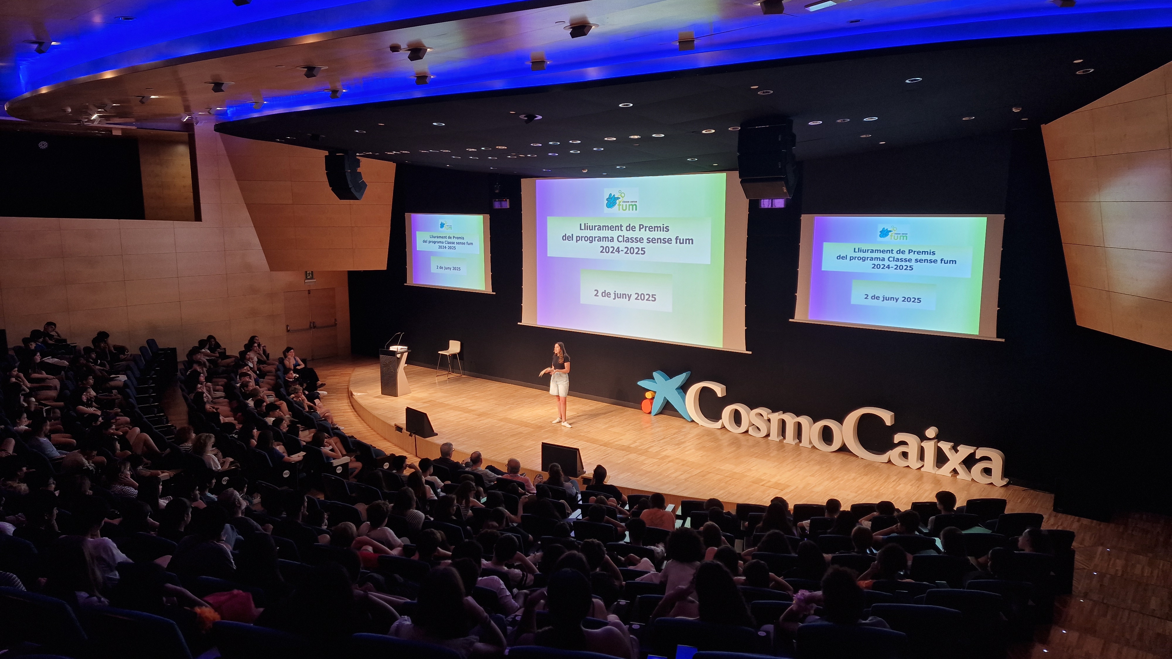 Jornada Cosmo Caixa: Clase sense fum