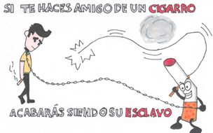 si te haces amigo de un cigarro acabarás siendo su esclavo