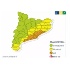 Mapa d'avisos de perill del Meteocat