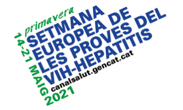 Cartell que anuncia la Setmana Europea de les proves del VIH-Hepatitis.