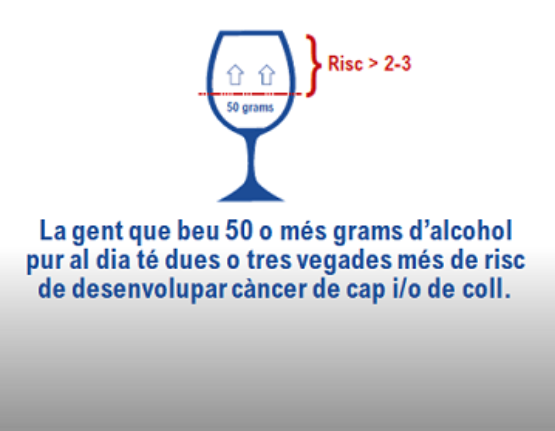 Càncers de cap i coll i consum d'alcohol 