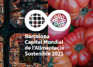 Logotip Barcelona Capital Mundial de l’Alimentació Sostenible 2021