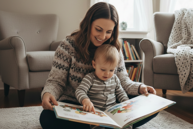 Nascuts per Llegir. Imatge generada amb IA