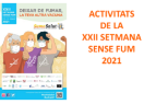 Recull activitats Setmana Sense Fum 2021