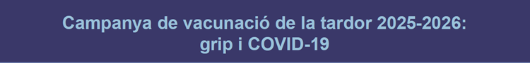 Vacunació tardor 2025-2026