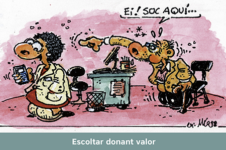 Escoltar donant valor